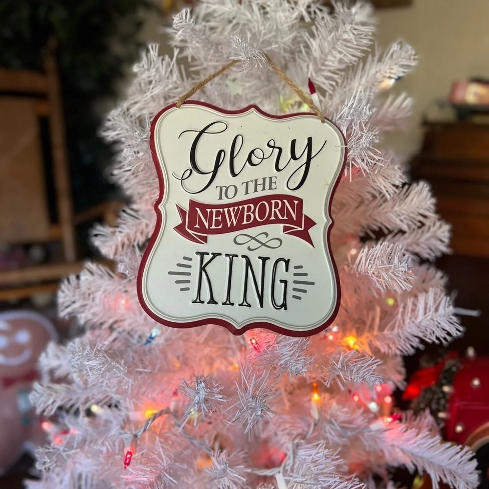 Rare Vintage 1980’s It’s The Most Wonderful Time of the Year Ornament Wall Decor